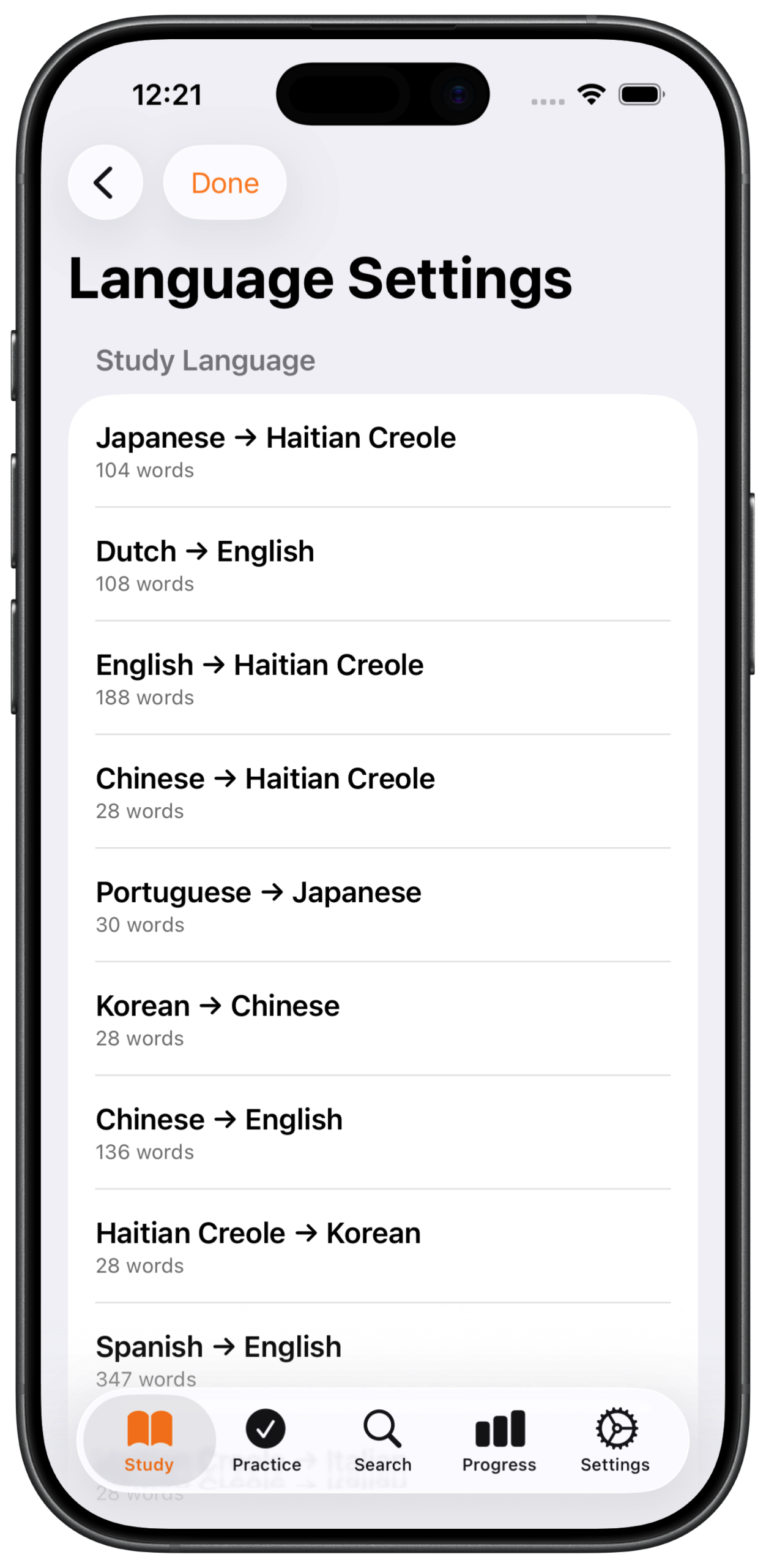 Language Byte Language Pairs